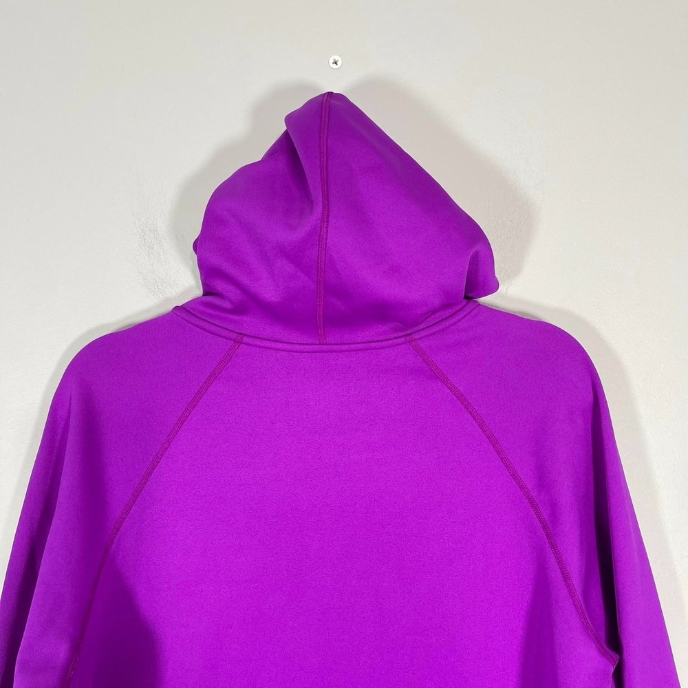 Nike Therma Fit Hoodie Sweatshirt Womens Large Magenta Purple‎ Athletic Training - Picture 6 of 11